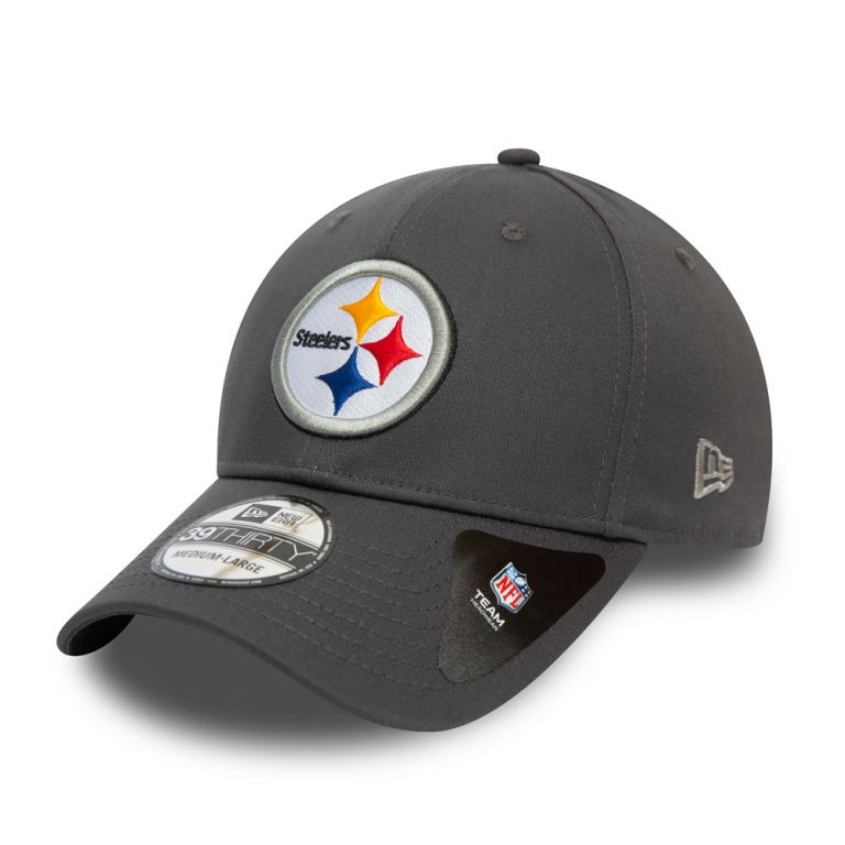 Gorras New Era Nfl Grises - Pittsburgh Steelers NFL Team 39THIRTY 81746TAJB